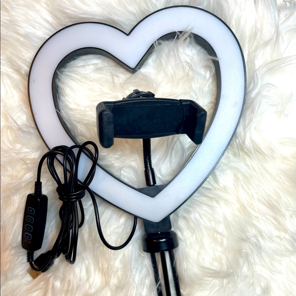 Heart Shaped Ring Light in Great Condition Guaranteed!